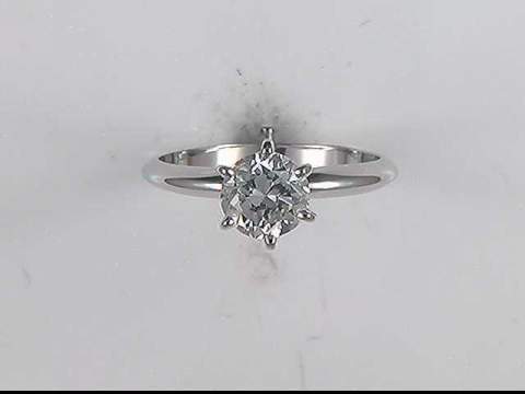 1.14ct Ladies' 14k white gold diamond engagement ring