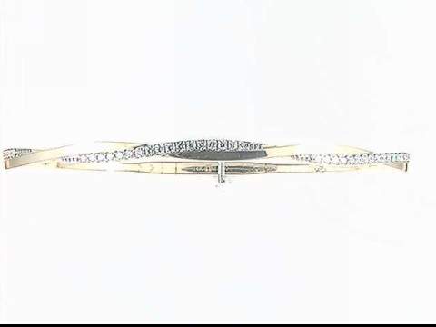 14k yellow gold diamond bracelet