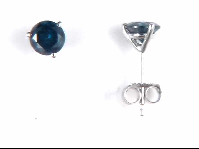 14k White Gold Lady's Diamond Earrings