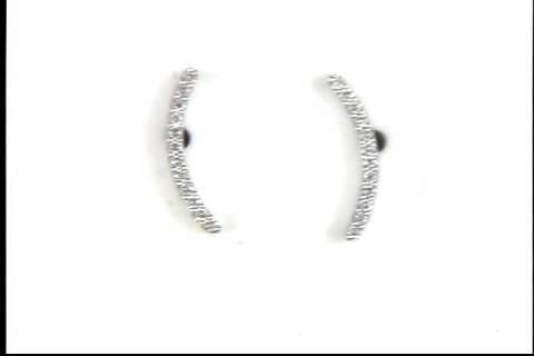 10k White Gold Diamond Earrings