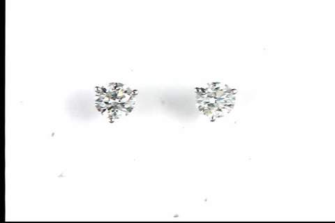 14K White Gold Earrings
