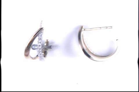 10k Yellow Gold Diamond Earrings