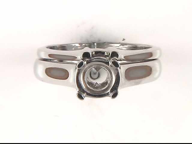 14k White Gold Mounting