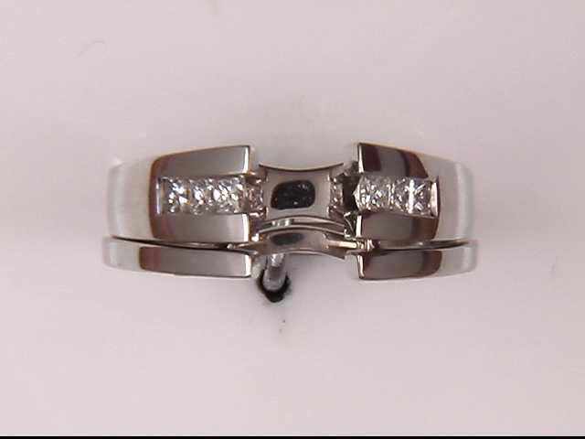 14k White Gold Diamond Mounting