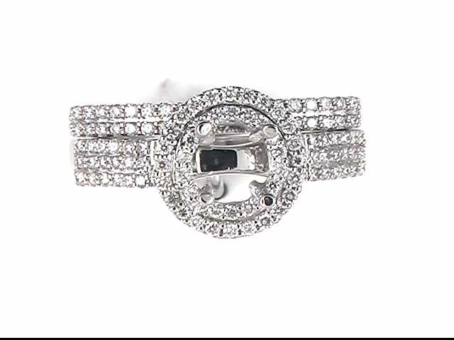 14k White Gold Diamond Ring