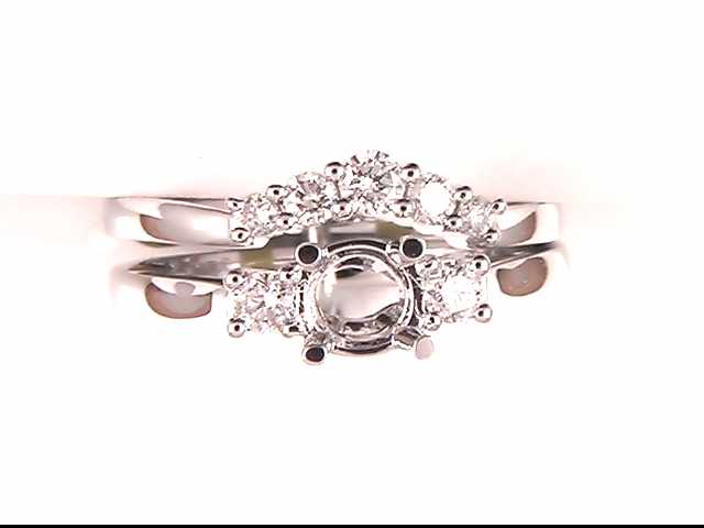 14k White Gold Lady's Diamond Mounting