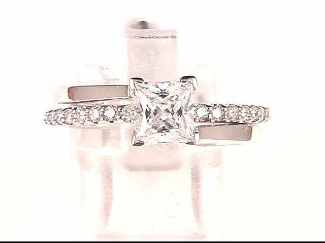 14k White Gold Lady's Diamond Mounting