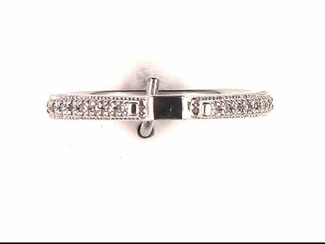 14k White Gold Lady's Diamond Mounting