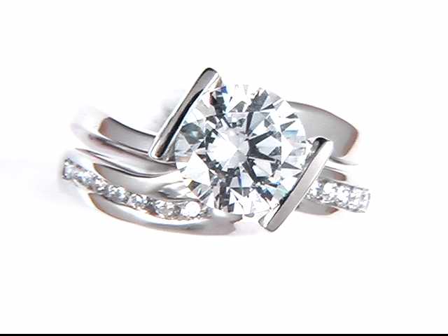 14k White Gold Lady's Diamond Mounting