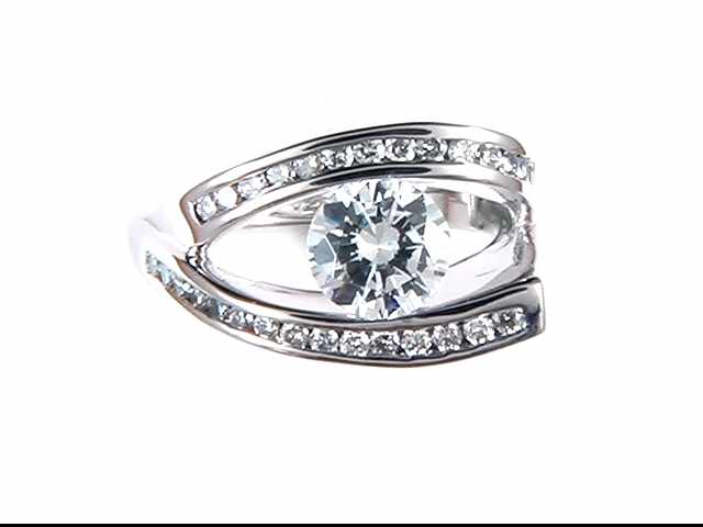 14k White Gold Lady's Diamond Mounting