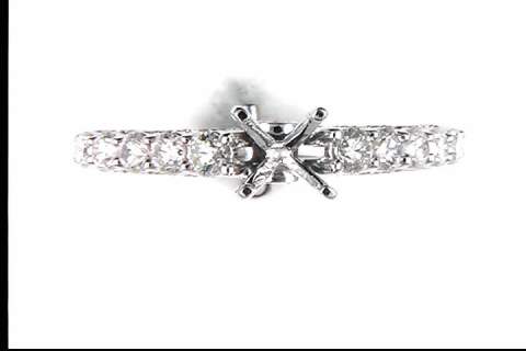 14k White Gold (no Major Stone Currently) Ring