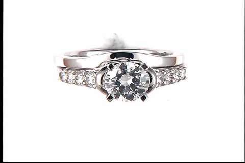 14K White Gold Diamond Mounting