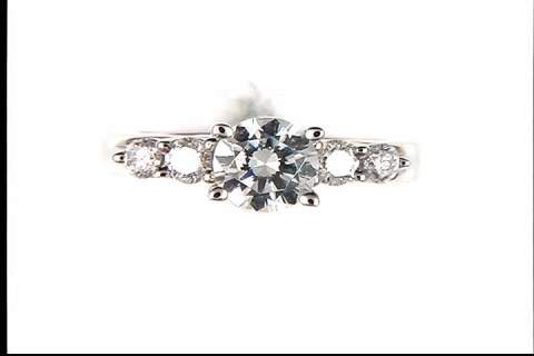 14K White Gold Diamond Mounting