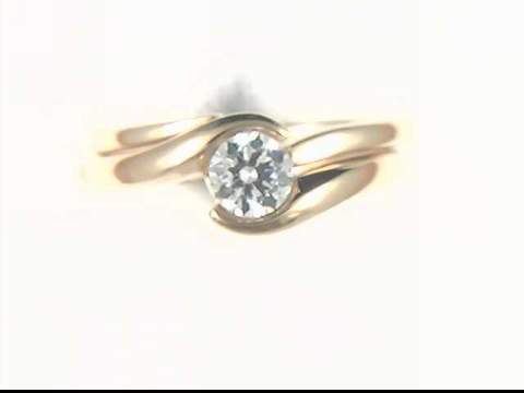 14k Yellow Gold Diamond Mounting