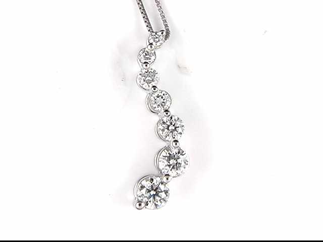 14k White Gold Lady's Diamond Pendant