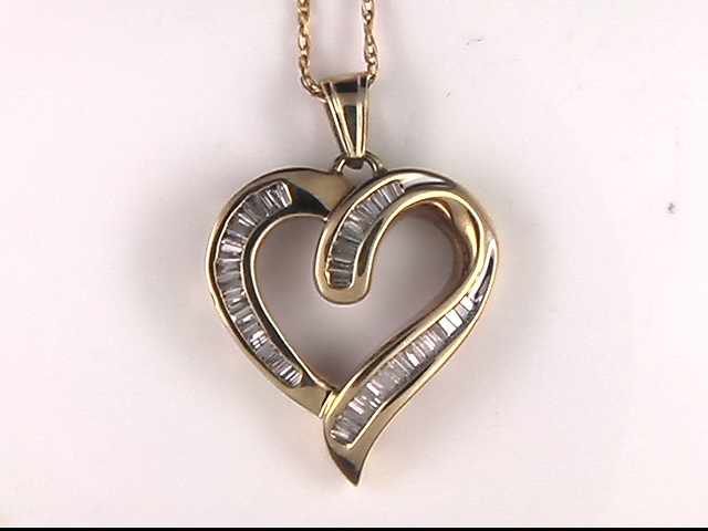 10k Yellow Gold Lady's Diamond Pendant