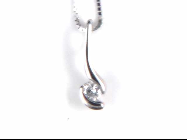 10k White Gold Lady's Diamond Pendant