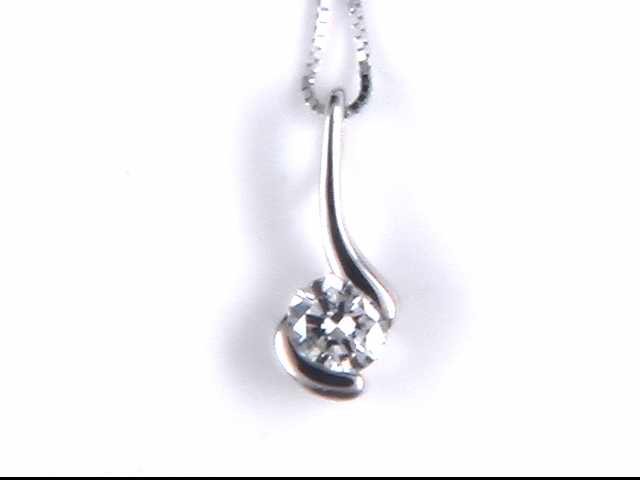 10k White Gold Lady's Diamond Pendant