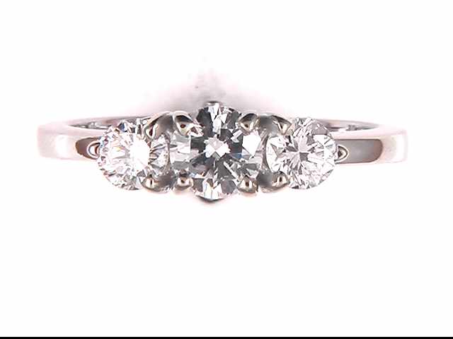 14k White Gold Lady's Diamond Ring