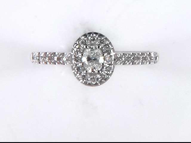 14k White Gold Diamond Ring
