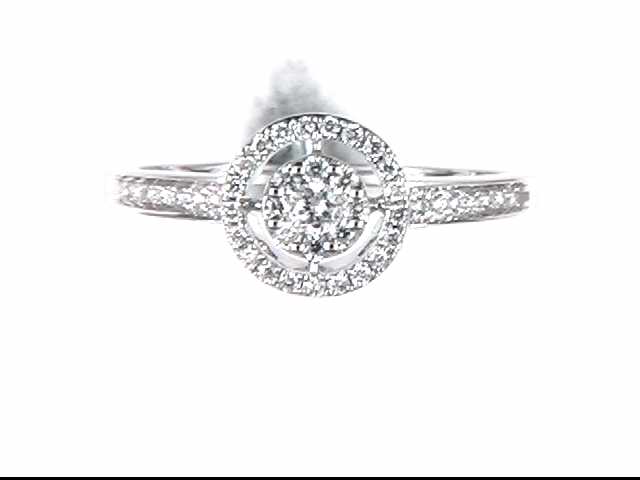 14k White Gold Diamond Ring