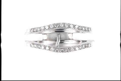 14k White Gold Diamond Ring