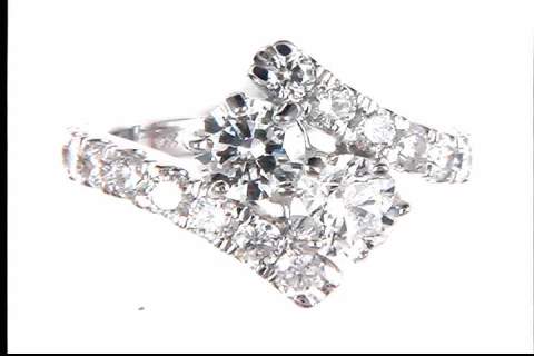14k White Gold Diamond Ring