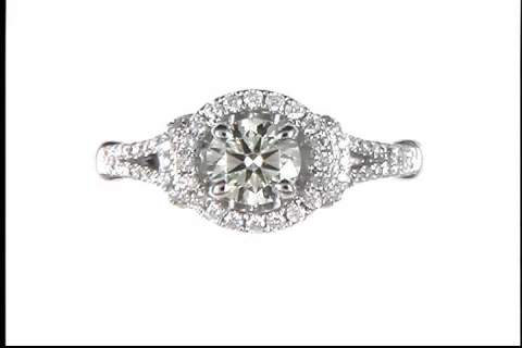 18k White Gold Diamond Ring