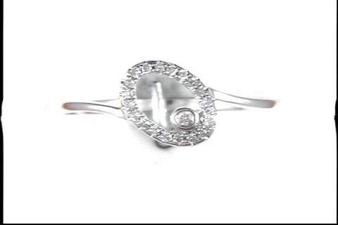 10k White Gold Diamond Ring