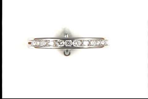14k White Gold Diamond Ring