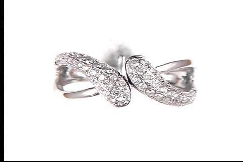 14K White Gold Diamond Ring