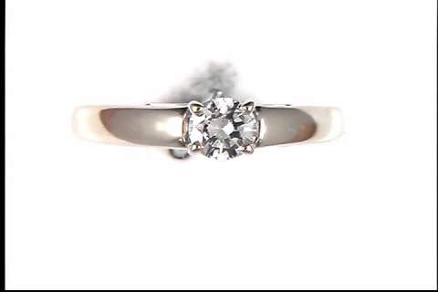 14k White Gold Diamond Ring