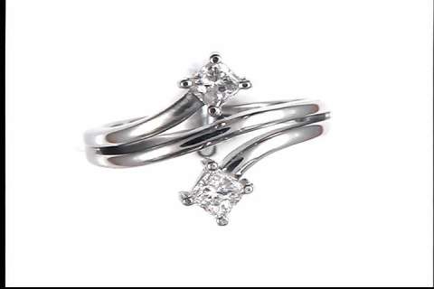 14k White Gold Diamond Ring