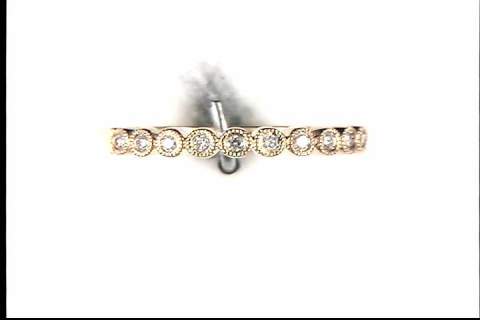10k Yellow gold diamond ring