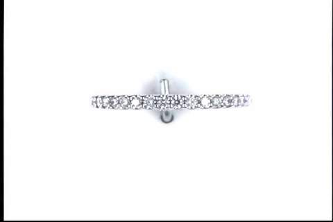 14k white gold diamond ring,