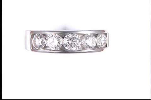 14k White Gold Diamond Ring
