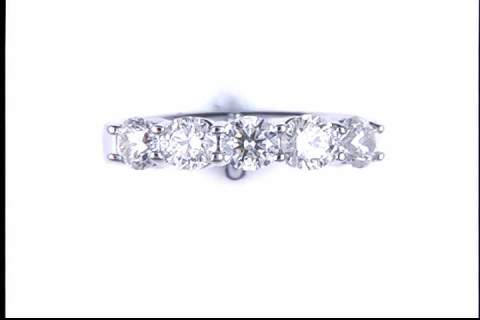14k White Gold Diamond Ring