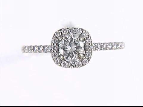 14k White Gold Diamond Ring