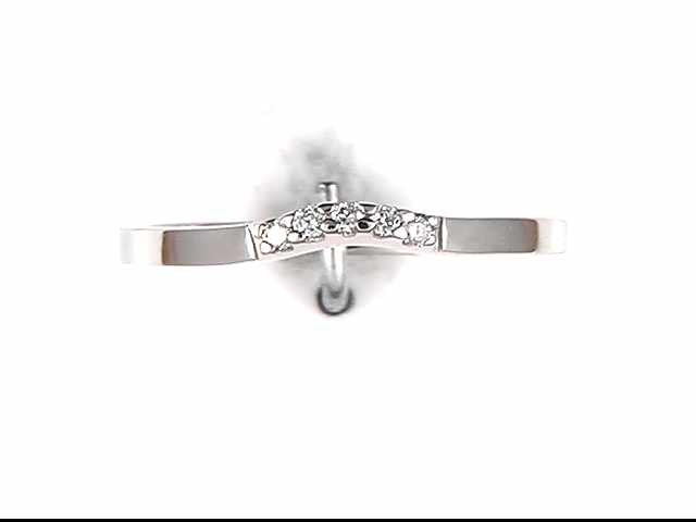 14k White Gold Diamond Ring
