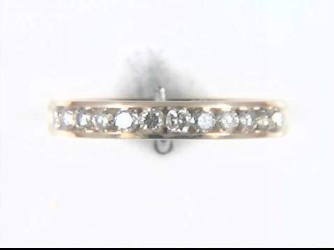 14K Yellow Diamond Ring