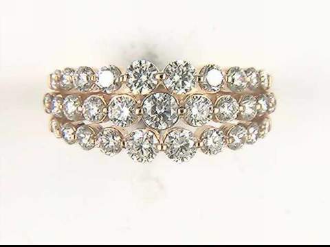 14K Yellow Diamond Ring