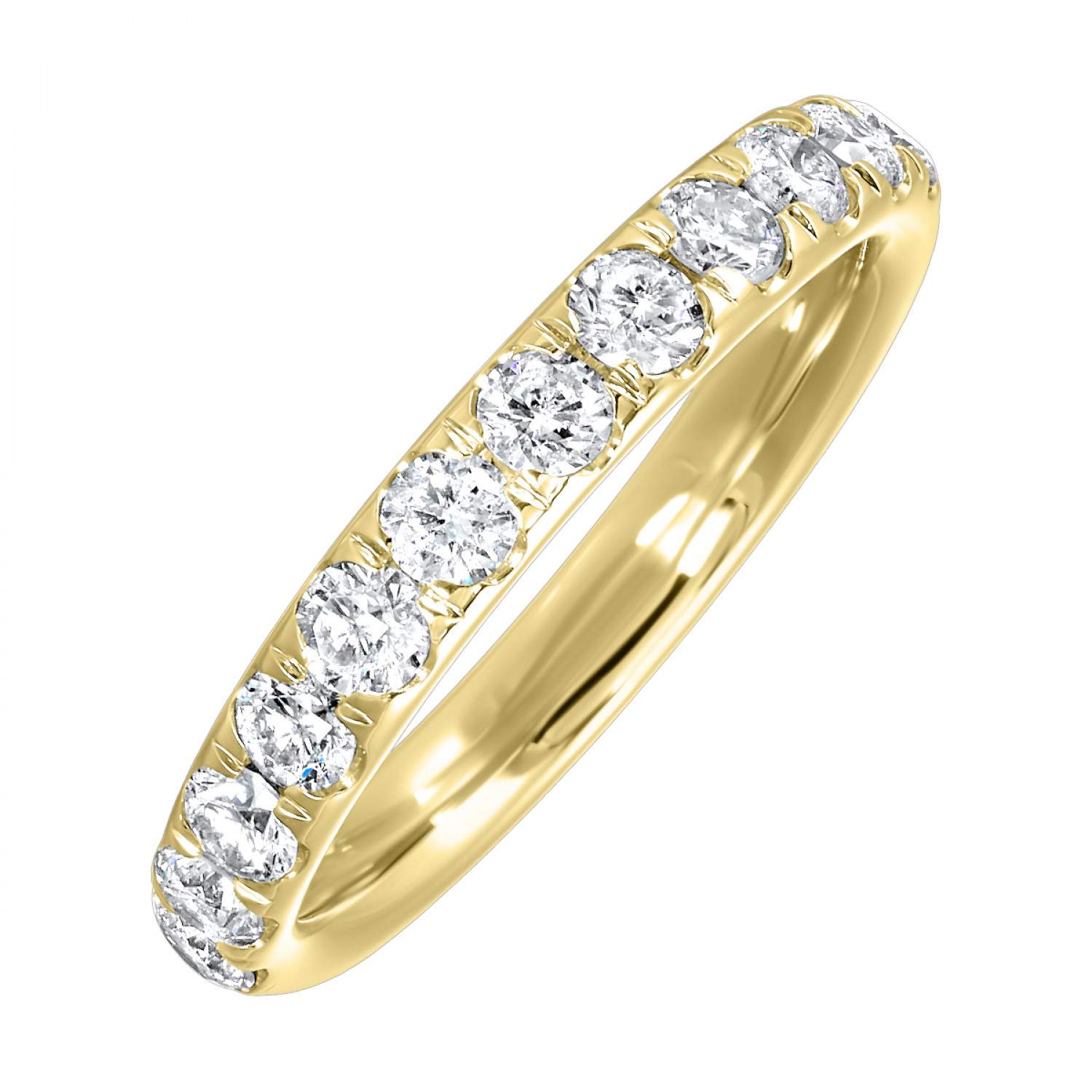 14K Yellow Diamond Ring