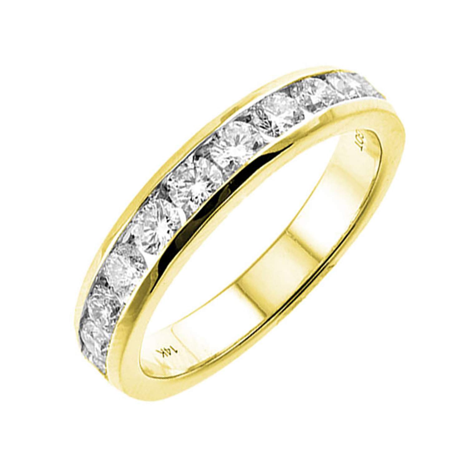 14K Yellow Diamond Ring