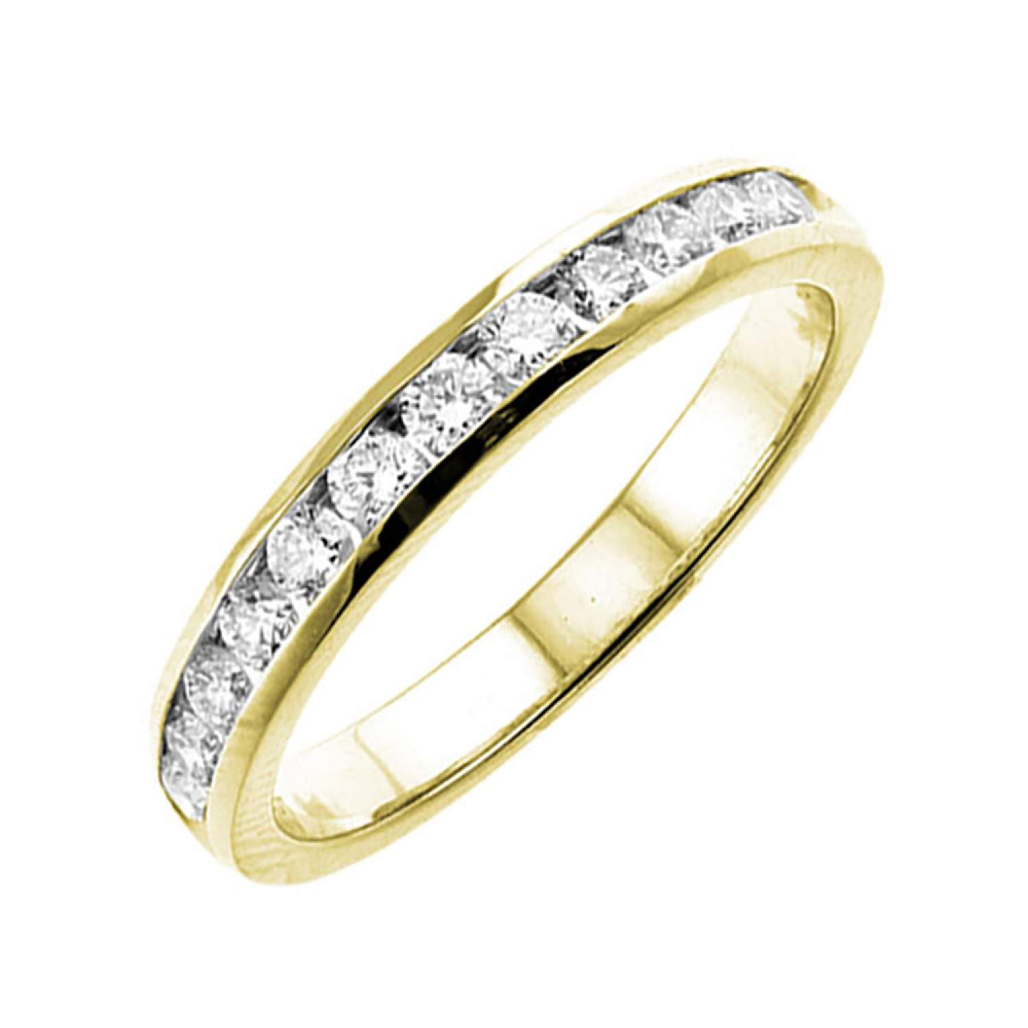 14K Yellow Diamond Ring