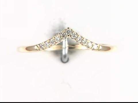 14K Yellow Diamond Ring