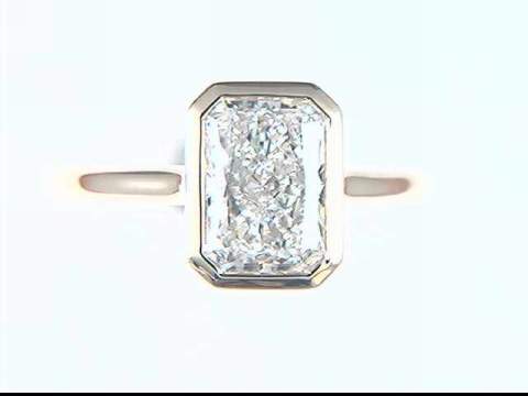 14K Yellow Lab Diamond Ring
