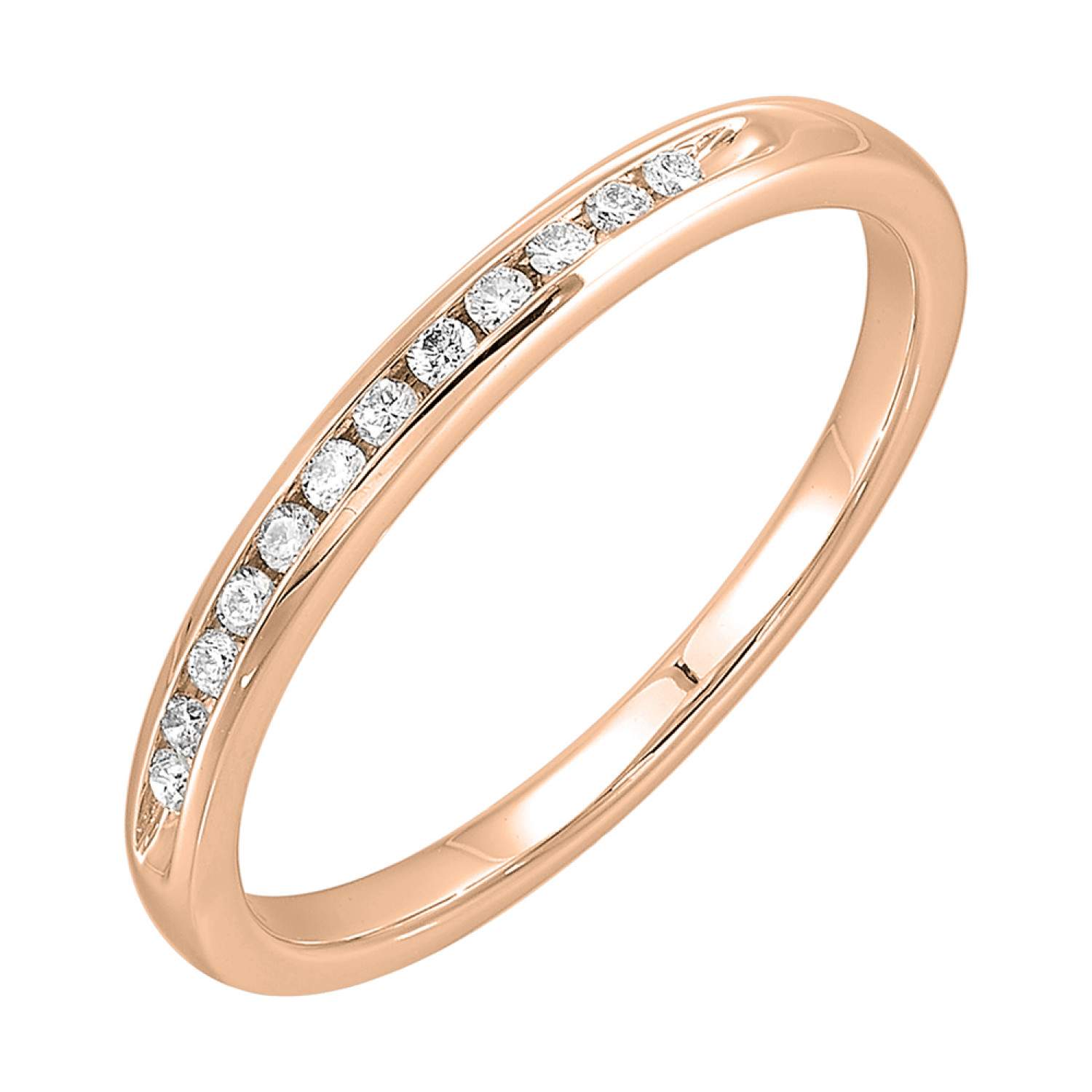 10k Rose Gold Diamond Ring
