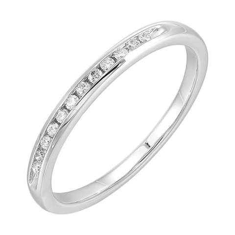 14k white gold diamond ring