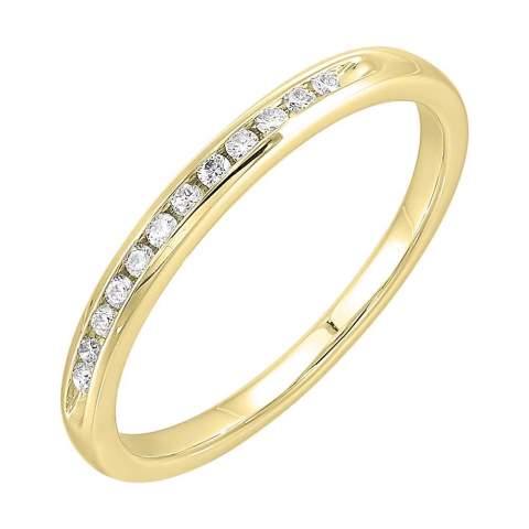 14k yellow gold diamond ring