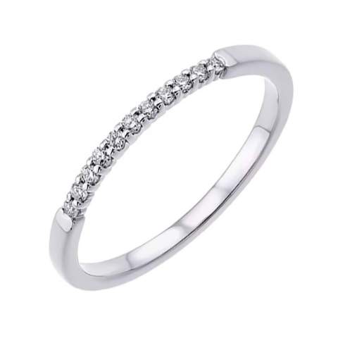 14k white gold diamond ring